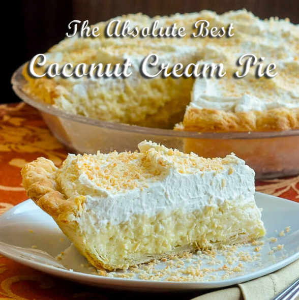 COCONUT CREAM PIE – THE OLD FASHIONED WAY! - D.K.H