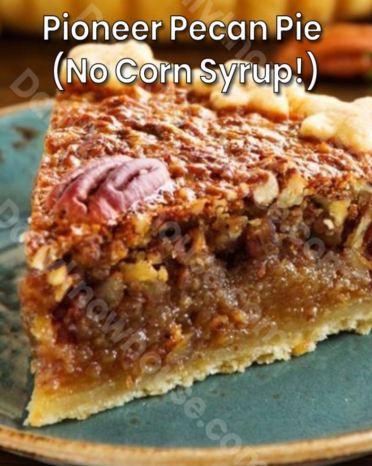 Pioneer Pecan Pie (No Corn Syrup!) – D.K.H
