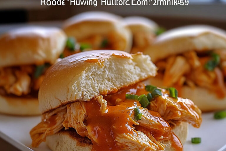 Buffalo Chicken Sliders