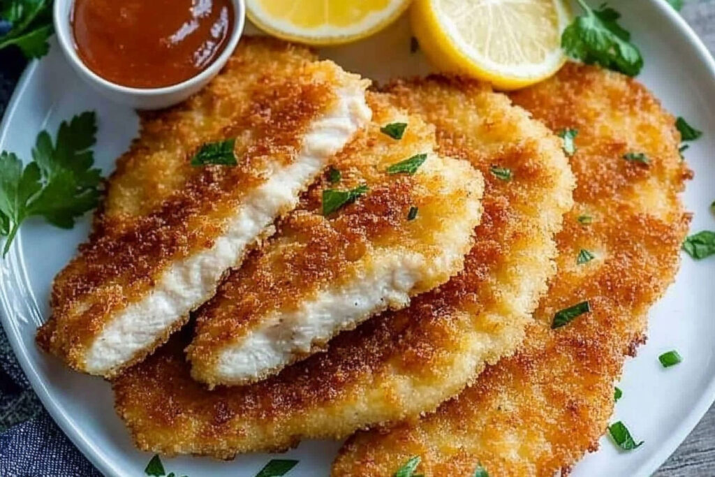 Crispy Chicken Schnitzel