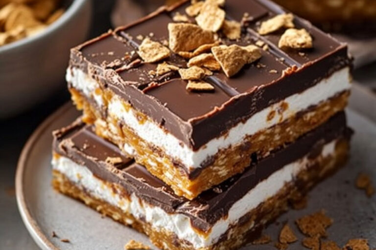 Gooey S’mores Chocolate Bars 😍🍫