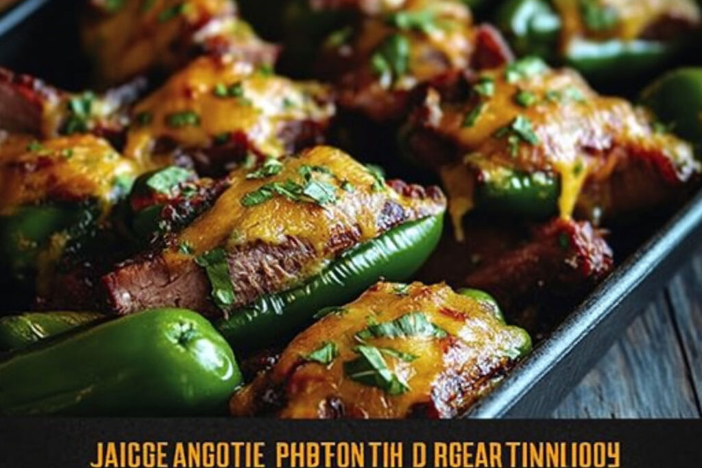 Jalapeños Stuffed with Smoked Brisket