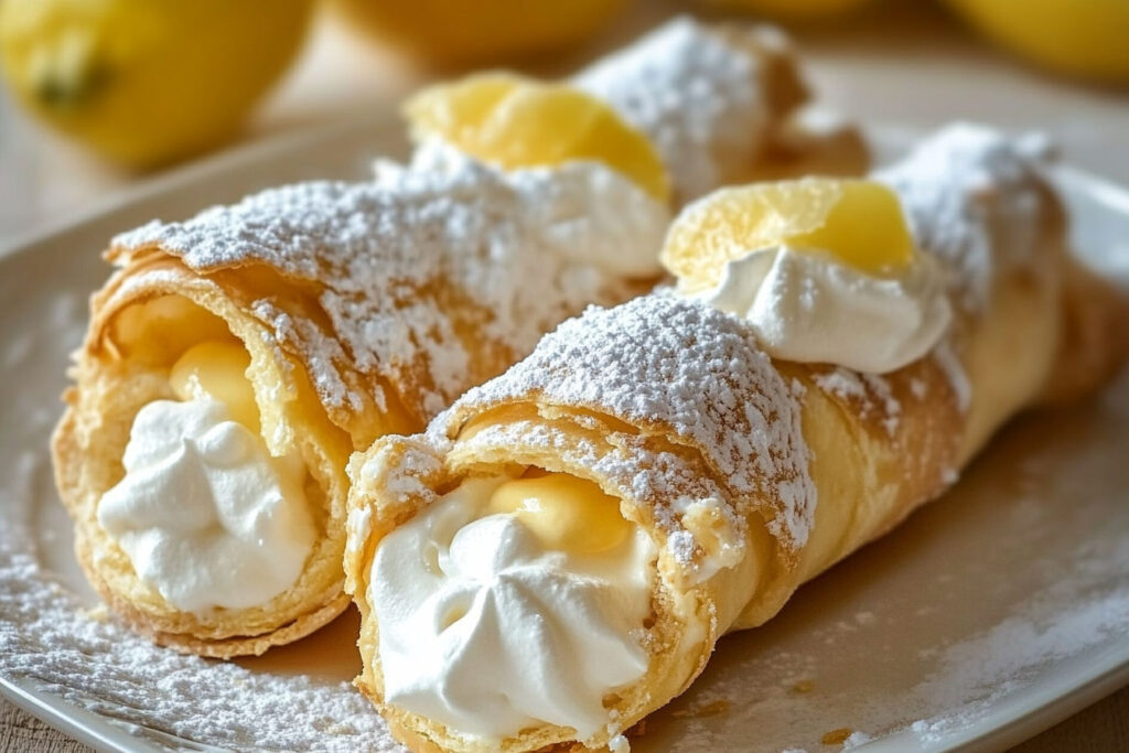 Lemon Meringue Pie Cannolis: A Summer Delight!
