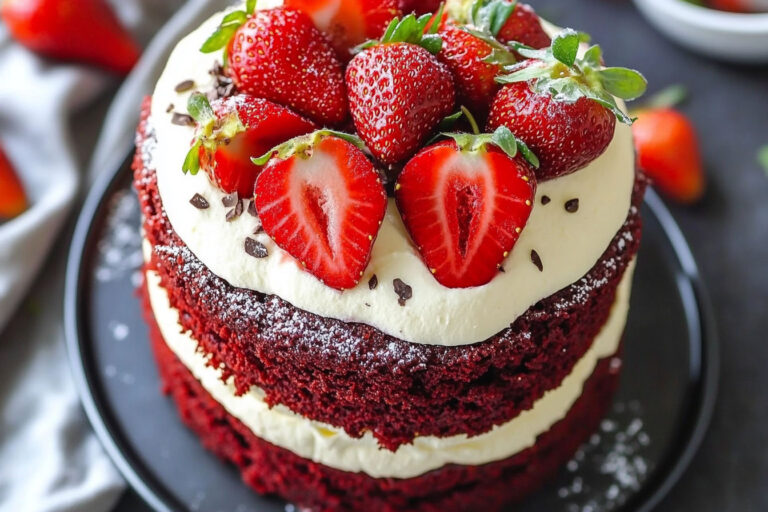 Luscious Red Velvet Strawberry Indulgence Recipe