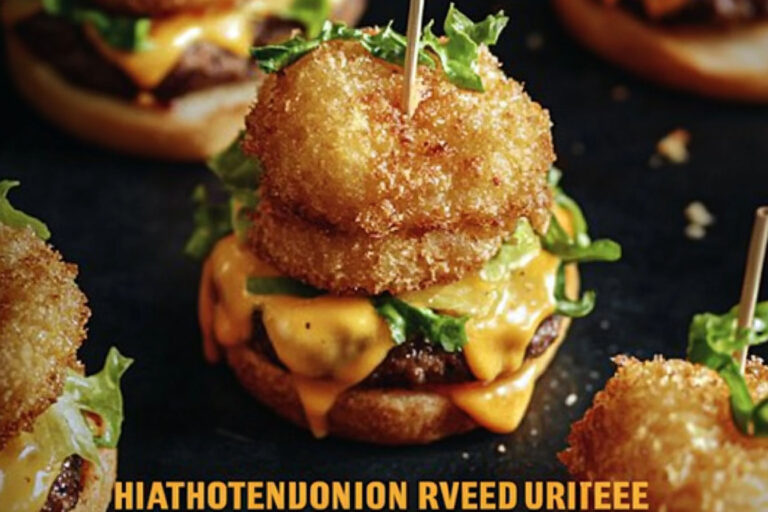 Mini Tater Tot Cheeseburgers