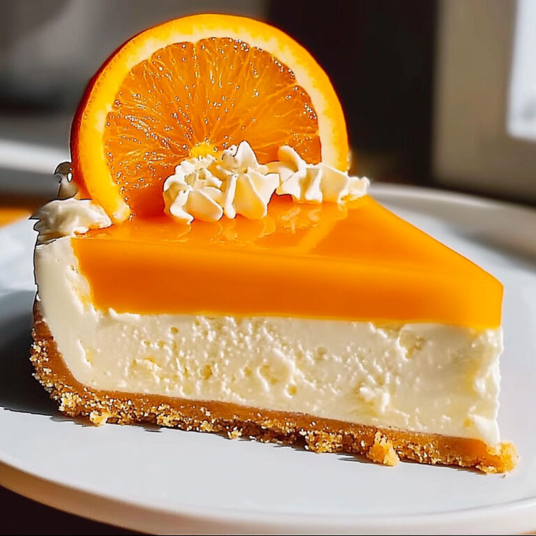 No-Bake Orange Creamsicle Cheesecake
