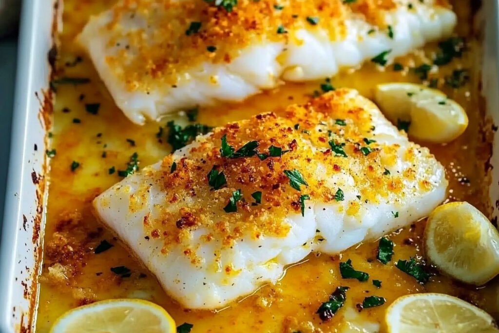 Parmesan Baked Cod