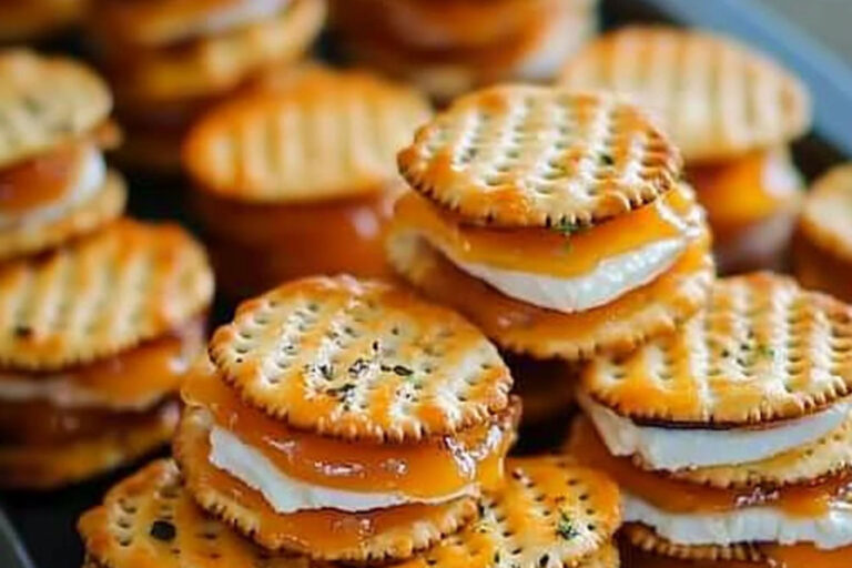 Ritz Cracker Party Sandwiches