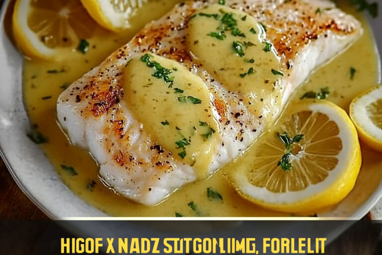 The lemon sauce recipe for fish