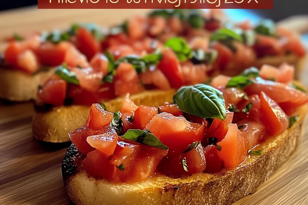 Tomato Basil Bruschetta