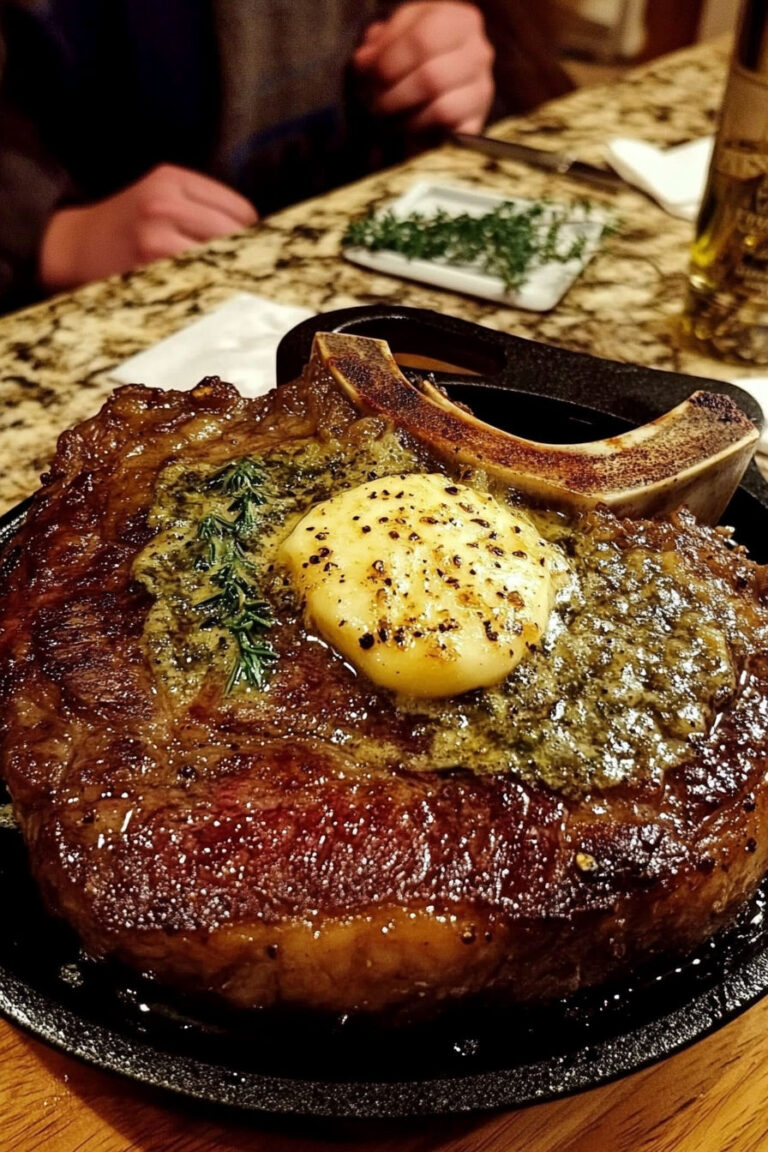 Pan-Seared Ribeye with Garlic Butter