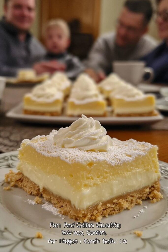 Vanilla Custard Cream Squares