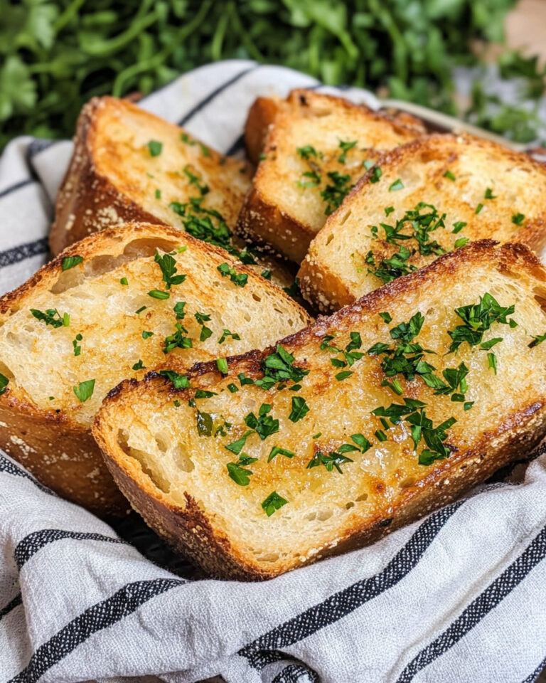 Air Fryer Garlic Bread