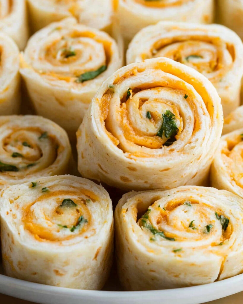 Buffalo Chicken Pinwheels