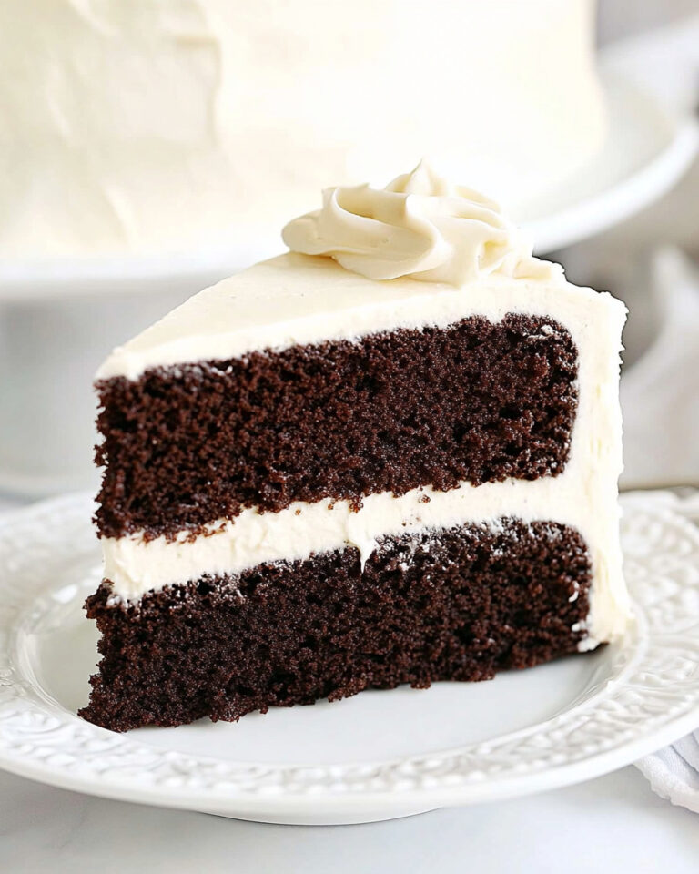 Chocolate Cake with Whipped Cream Frosting