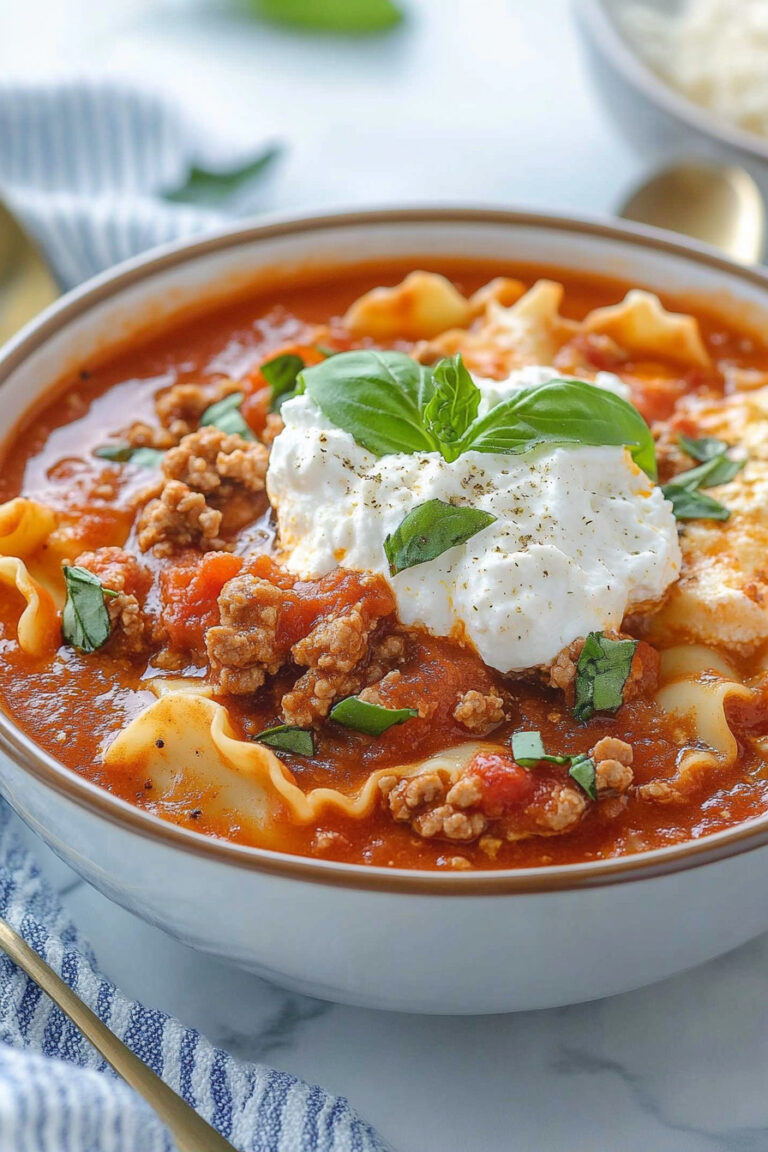 Lasagna Soup