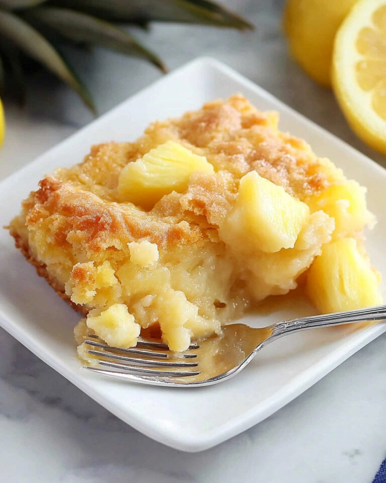 Lemon Pineapple Dump Cake