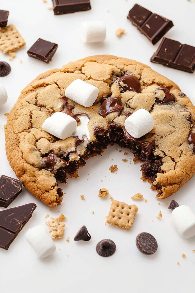 S’mores Stuffed Cookies