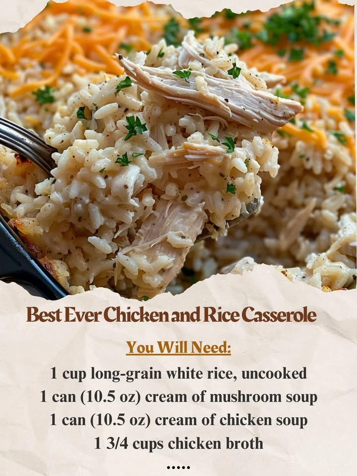 Best Ever Chicken and Rice Casserole