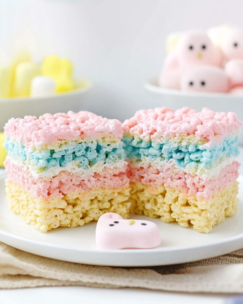 Peeps Rice Krispie Squares