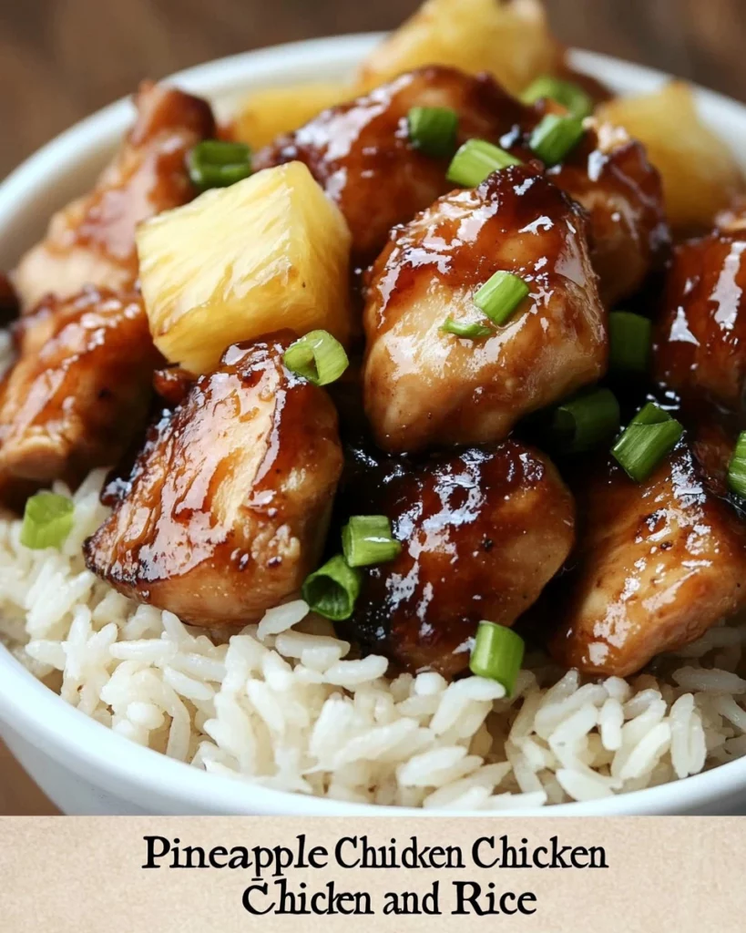 Pineapple Chicken and Rice