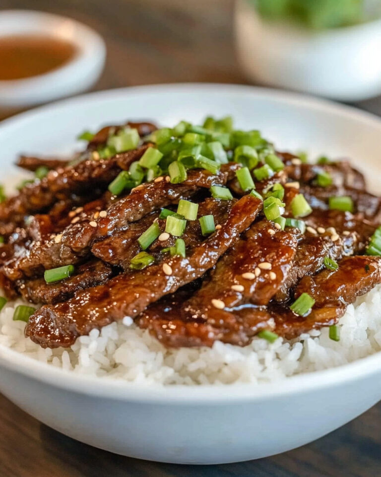 Recipe for Mongolian Beef