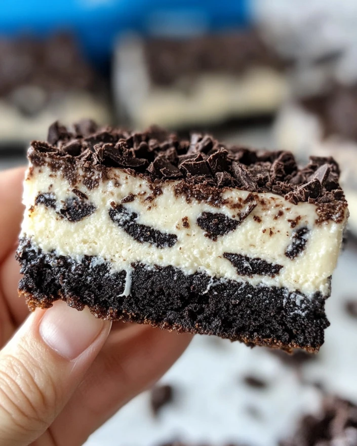 4-Ingredient Oreo Cheesecake Bars