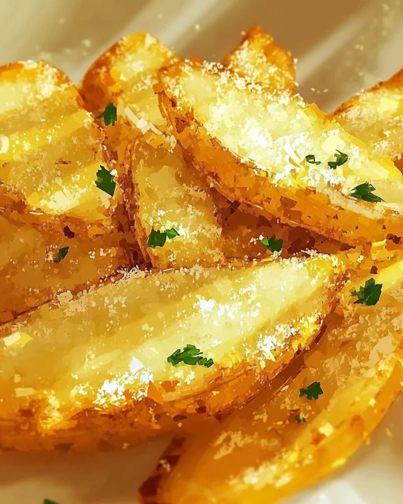 Baked Garlic Parmesan Potato Wedges