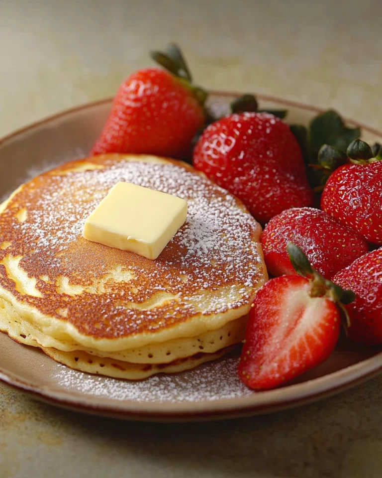 Fluffy Pancake With One Egg