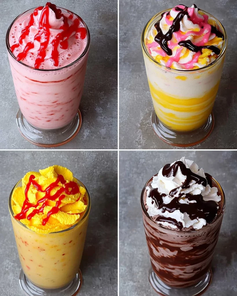 Frappe in Three Flavors