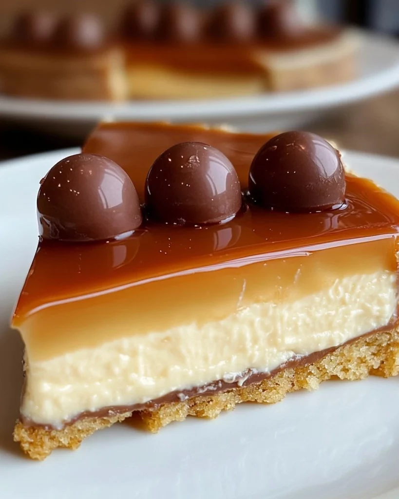 No Bake Rolo Cheesecake