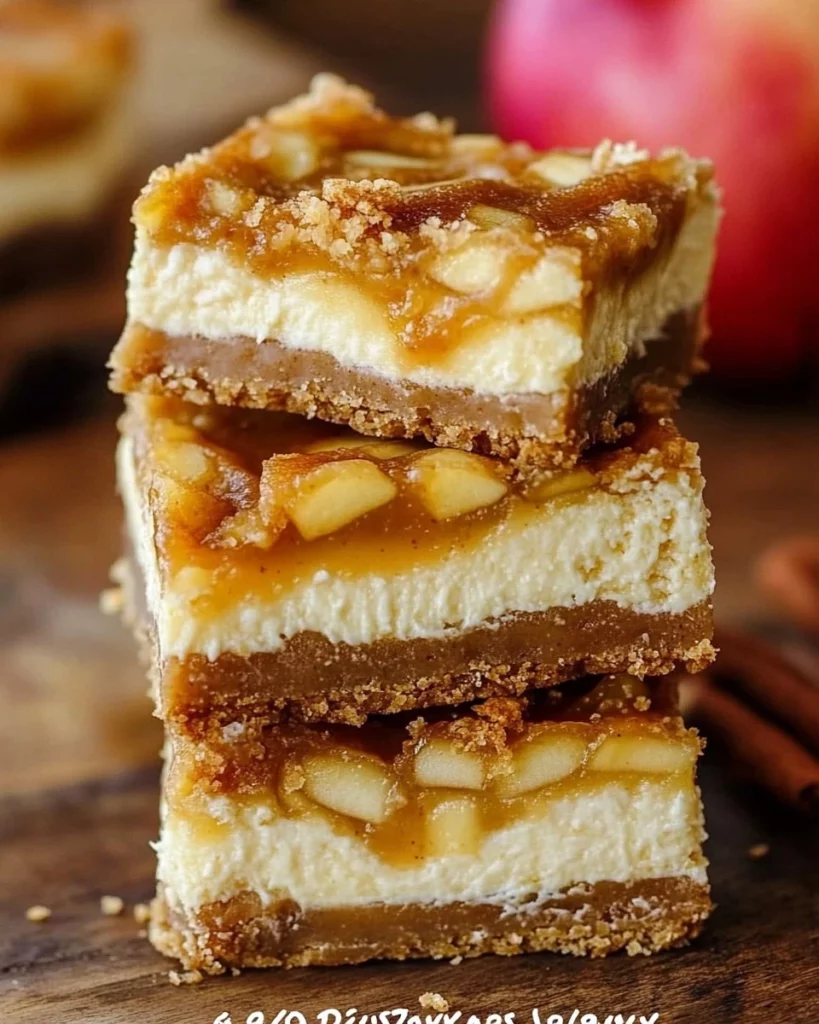 Apple Butter Cheesecake Bars