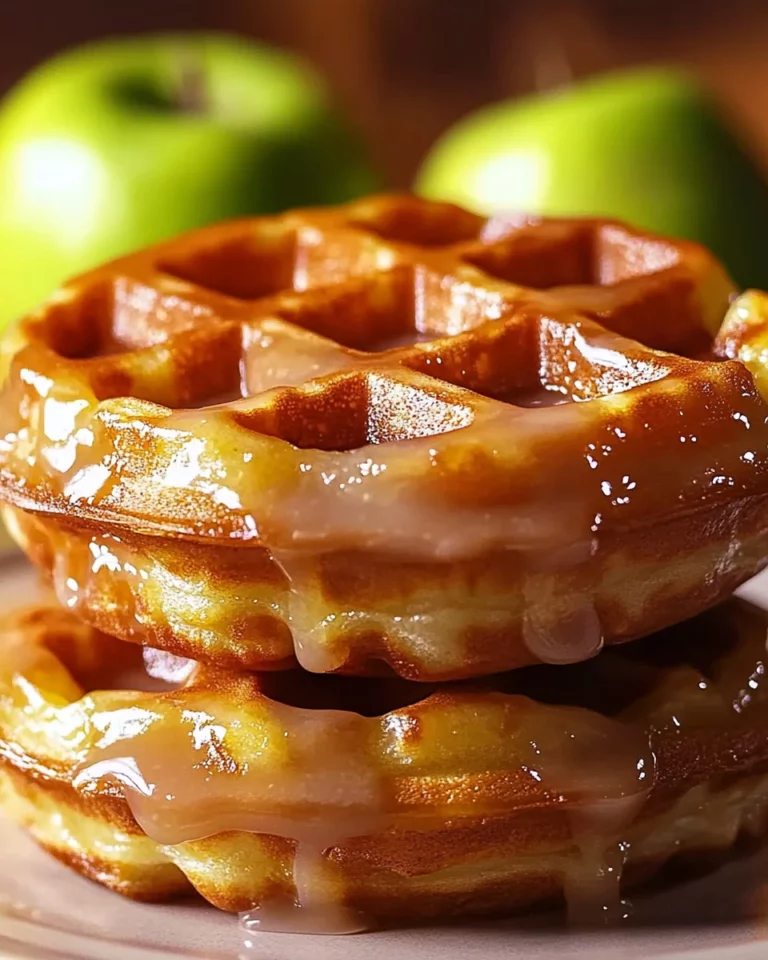 Apple Fritter Waffle Donuts