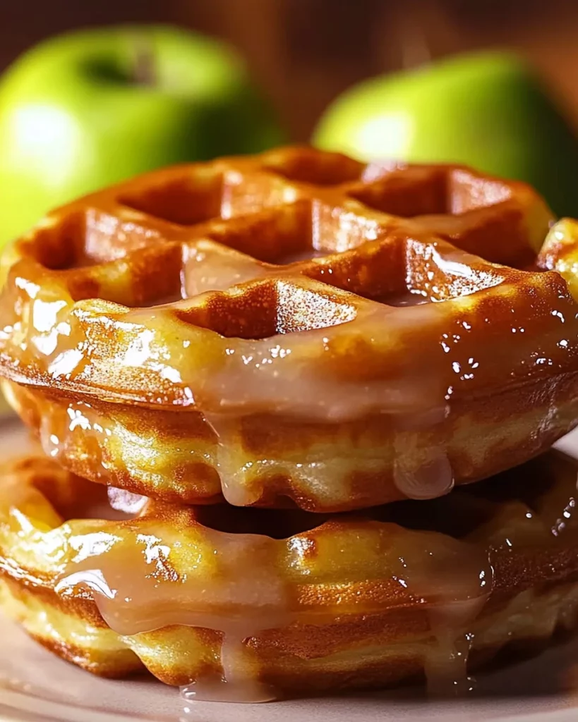 Apple Fritter Waffle Donuts