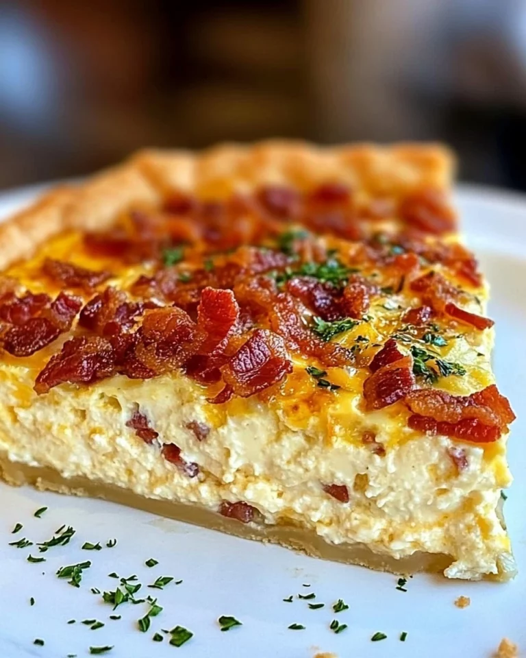 Bacon and Cheese Crustless Quiche