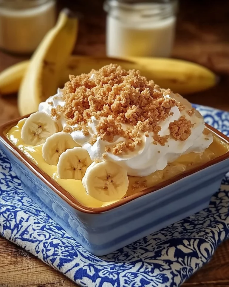 Banana Pudding Dessert