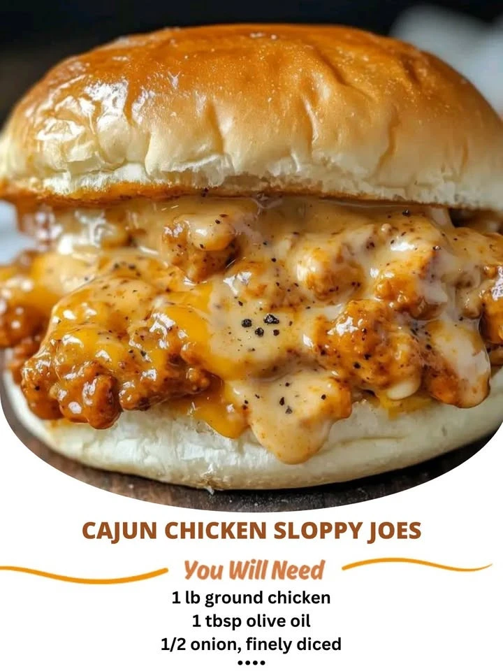 Cajun Chicken Sloppy Joes