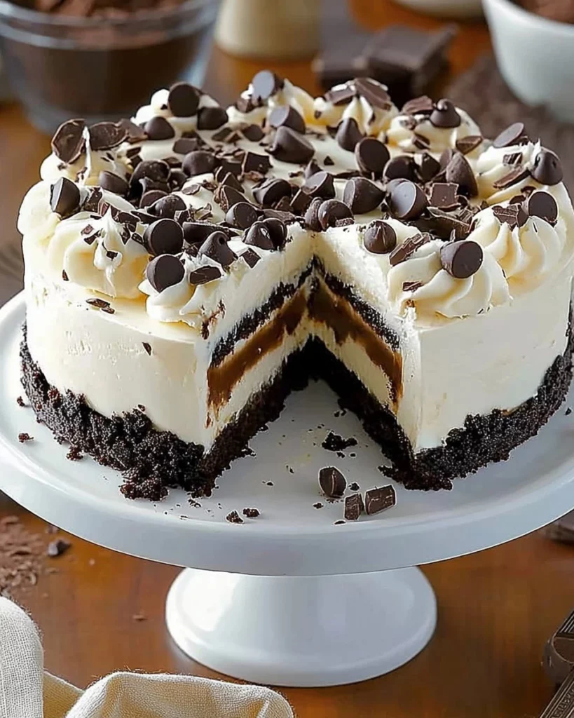 Chocolate Chip Cookie Dough Cheesecake