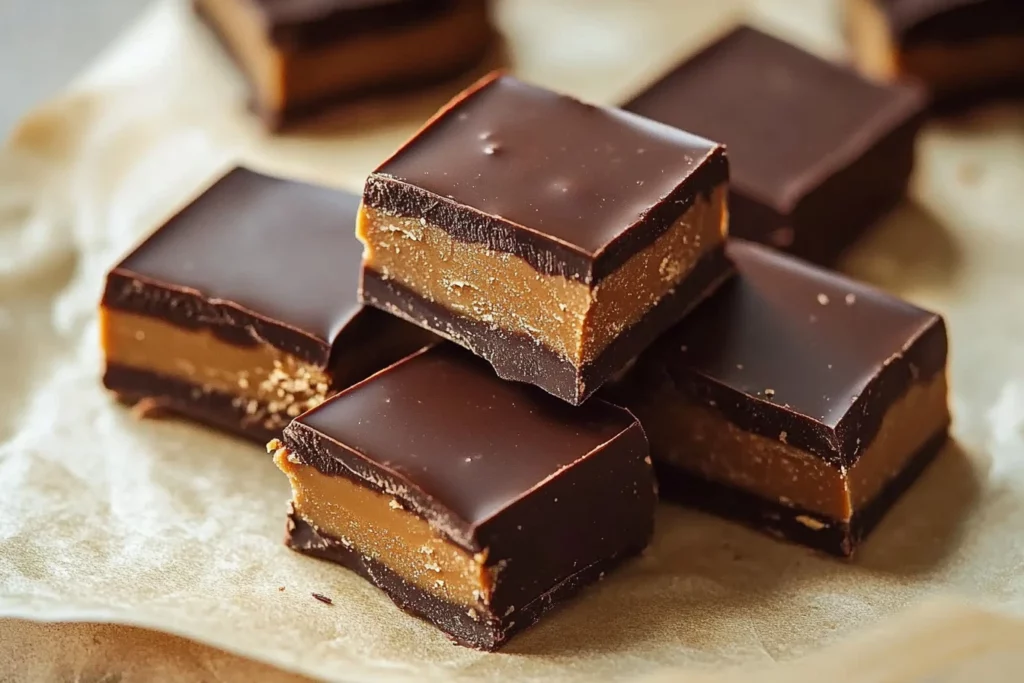 Chocolate Peanut Butter No-Bake Bars