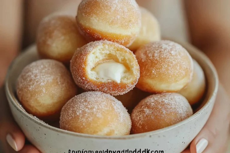 Condensed Milk & Cinnamon Doughnut Puffs