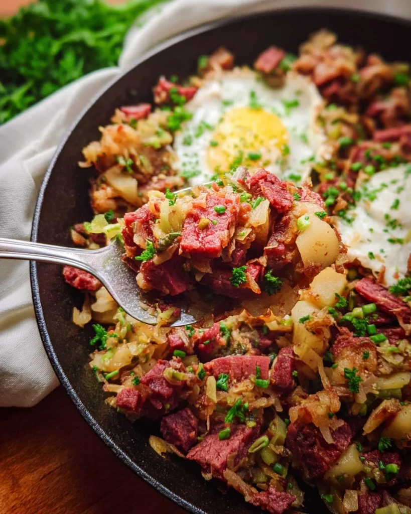 Corned Beef and Cabbage Hash