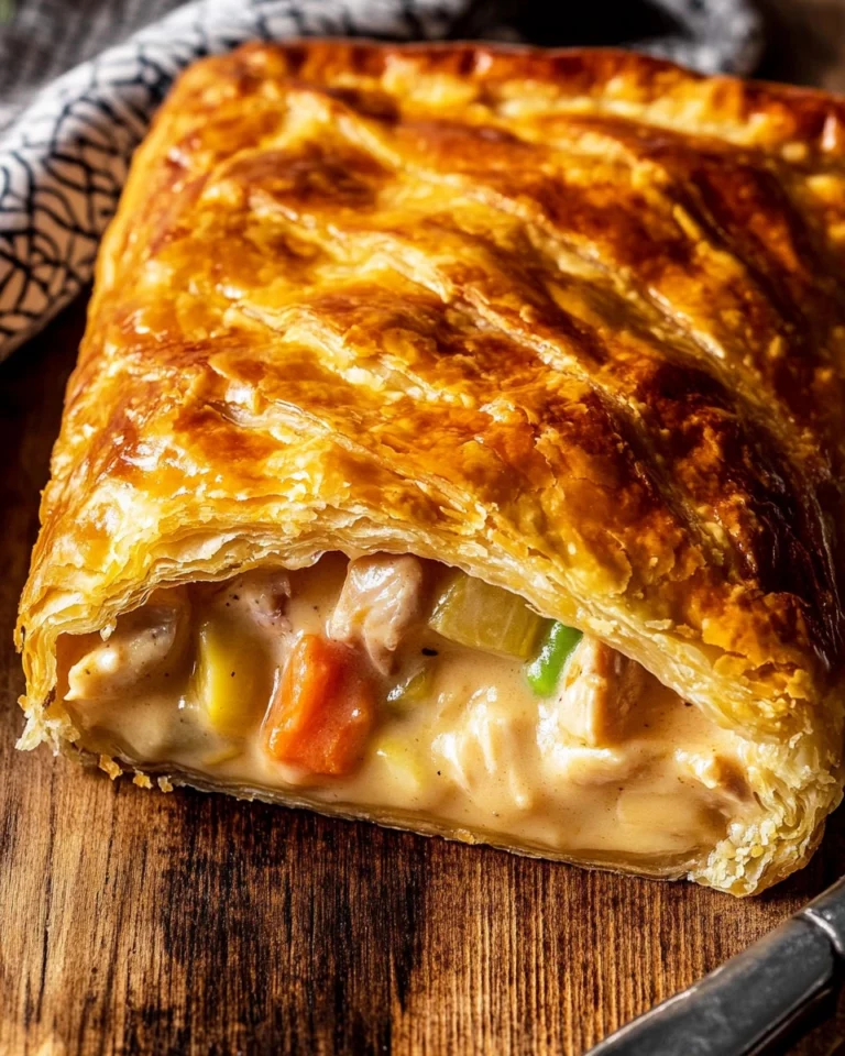 Delicious chicken and leek pie, a comforting meal made with tender chicken.