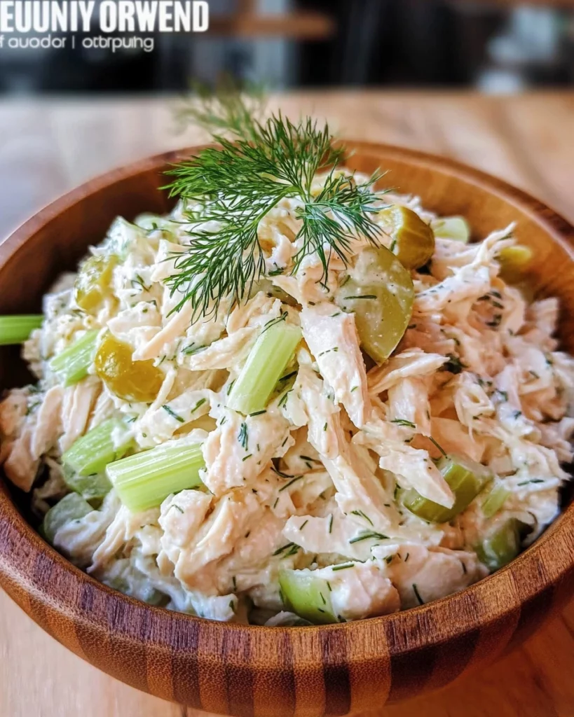 Dill Pickle Chicken Salad
