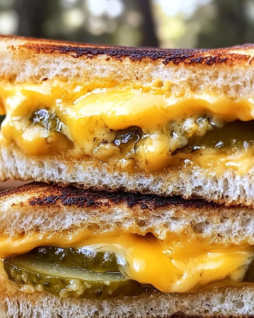 Dill Pickle Grilled Cheese