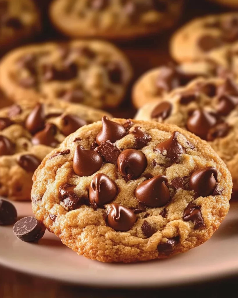 Gooey Chocolate Chip Cookies