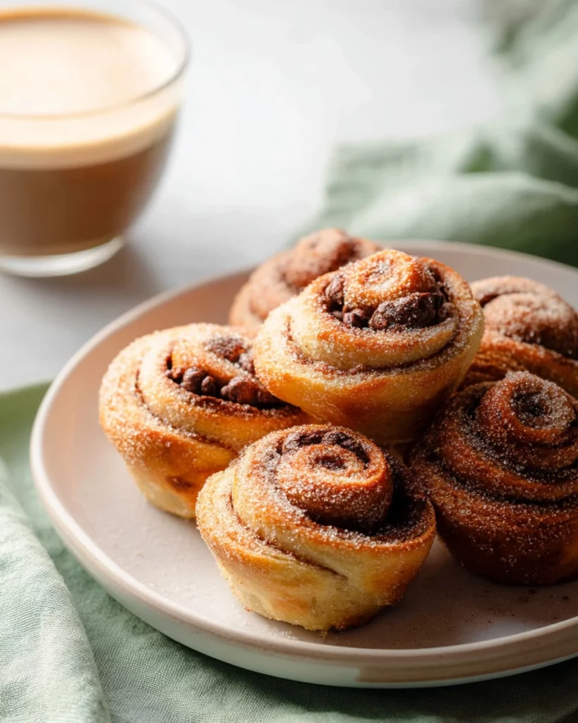Delicious homemade cruffins fresh out of the oven