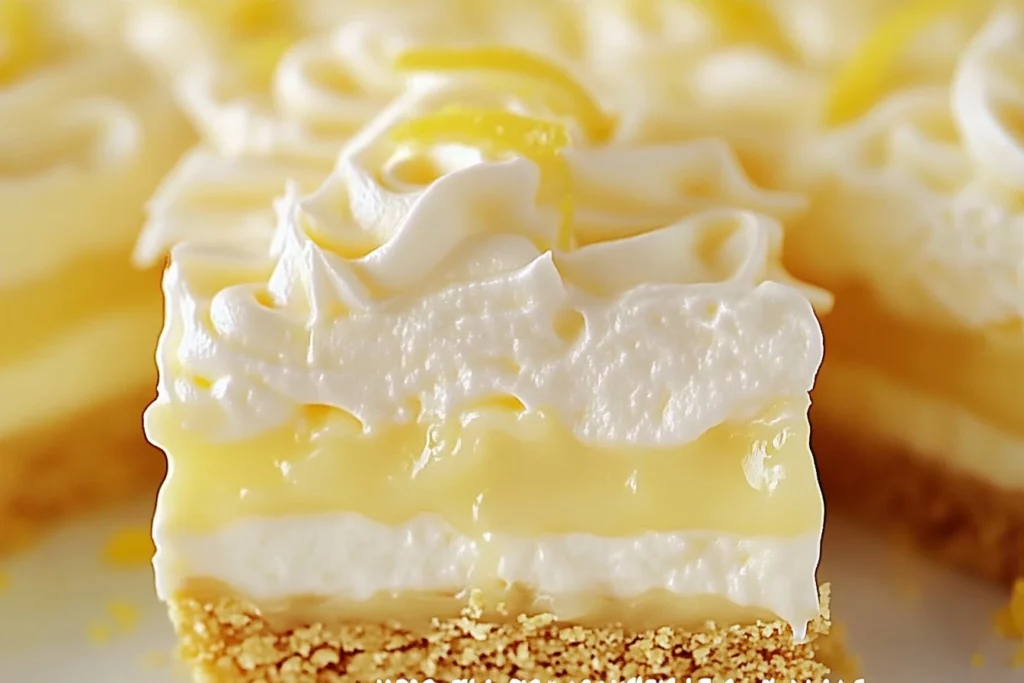 Lazy Day Lemon Cream Pie Bars