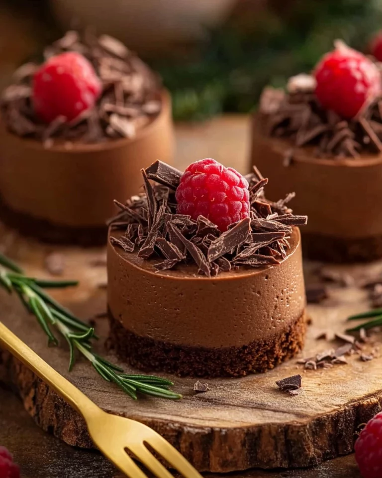 Mini chocolate cakes, rich and delicious, perfect for special occasions
