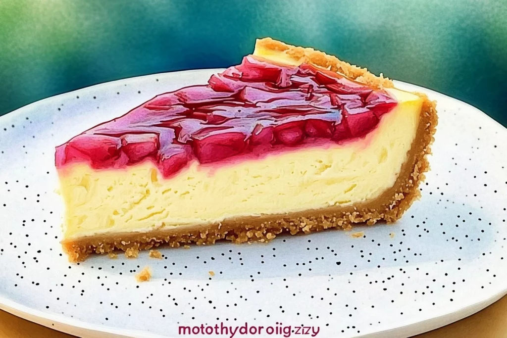 Rhubarb Cheesecake