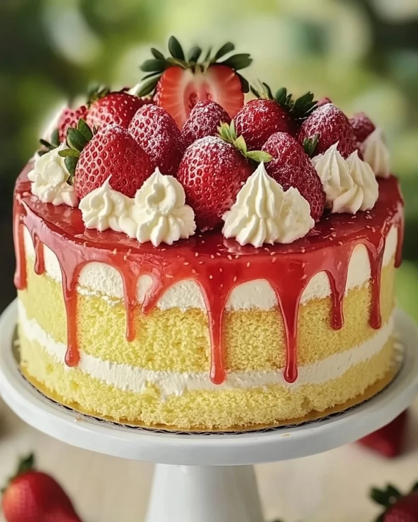 Strawberry Cheesecake Pound Cake